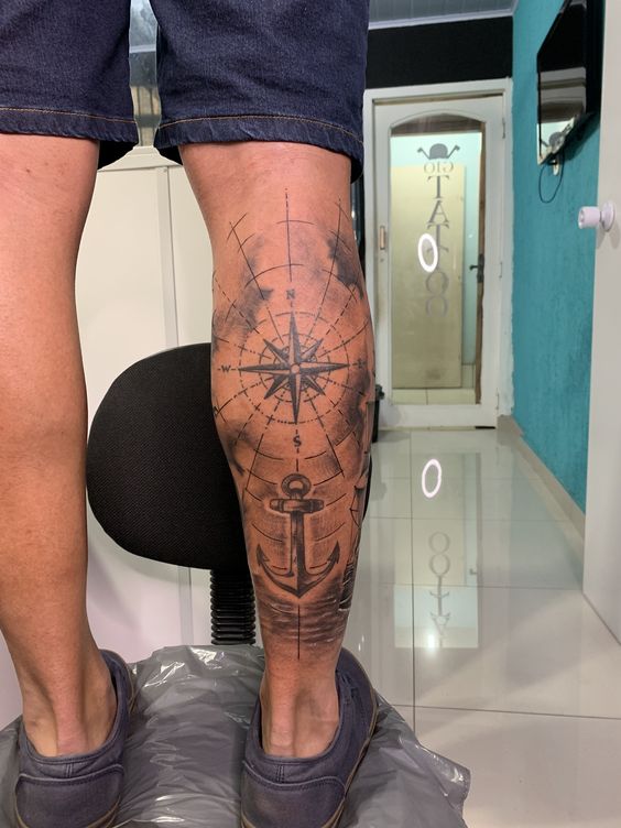 33 Coolest Leg Tattoos for Men
