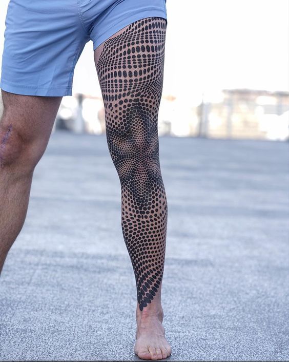 Geometric Leg Tattoos | 60 Best Leg Tattoos For Men - PROJAQK | Geometric  tattoo, Calf tattoo, Geometric tattoos men